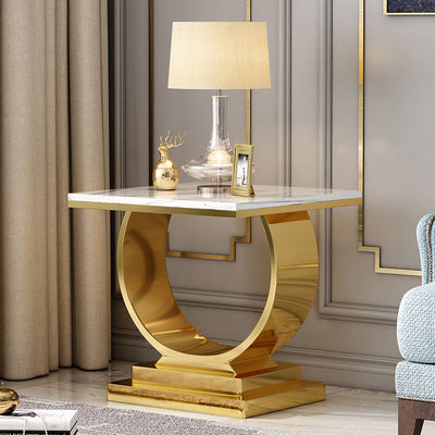 kaufen Leicht Luxus Edelstahl Quadrat Wohnzimmer Sofa Nebentisch online manufacture