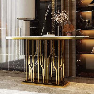 kaufen 120cm Länge Marmor schmale Eingangskonsole Tisch mit glänzender Oberfläche online manufacture