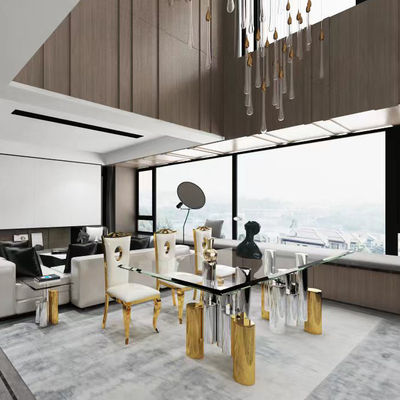 kaufen SEDIA Modern Glas Esstisch für 6 Elliptik-Form online manufacture