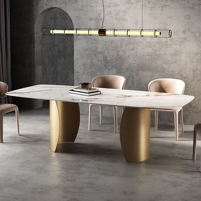 kaufen Luxuriöser Marmor-Quadrat-Esstisch für Hochzeitseinladungen online manufacture