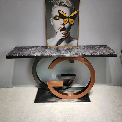 kaufen Glanzstahlrahmen Eingangskonsole Tisch Rechteck Höhe 78cm online manufacture