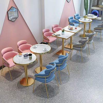 kaufen Moderner Marmor-Rundverhandlungstisch, geeignet für Hotels und Cafés online manufacture