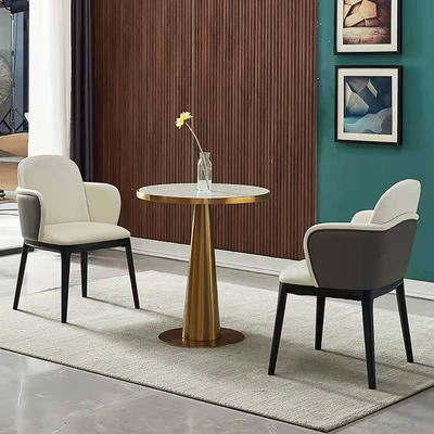 kaufen Moderner runder Marmor-Verhandlungstisch für Hotels und Cafés online manufacture